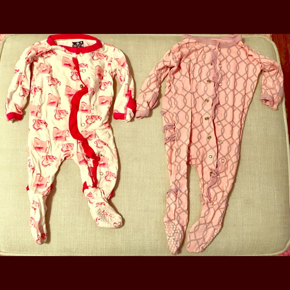 Baby girl 0-3 kickee pants